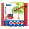 Pastelky MILAN trojhranné 24 ks v boxe