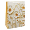 Dárková taška 2049 Flowers, velikost D 30 x 12 x 40 cm (mix 4 vzorů)