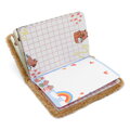 Dětský zápisník 13 x 19 cm, 80 listů, plyšový obal + kapybara