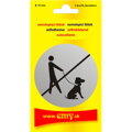 Piktogram 7,5 cm - Zákaz vstupu so psom
