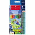 Sada pastelek Faber-Castell Colour Grip 10+3 metalické - Dino
