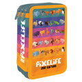 Penál plný - 3 patra, 43 kusů JUNIOR S8 - Pixelife Zoo Edition