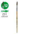 Štětec kulatý JUNIOR č. 12" 251 Natural