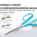 Nůžky PLUS SC-175ST titanové hnědé, 7 