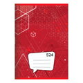 Sešit A5, 20 listový - linkovaný 524