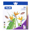Pastelky MILAN šestihranné 3,3mm / 24ks