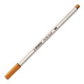 Fix se štětcovým hrotem pro různé šířky čar STABILO Pen 68 Brush, tmavě okrový
