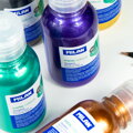 Barva temperová 125ml metalická bílá