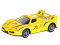 Auto sportovní 10cm 1:43 kov zpětný chod 4druhy v krabičce 24ks v DBX
