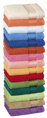 Froté ručník 50x100cm proužek 450g olivová