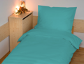 Povlečení bavlna UNI 140x200, 70x90cm tyrkysové