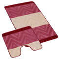 Předložka před WC 60x50cm Chevron burgundy