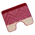 Předložka před WC 60x50cm Chevron burgundy