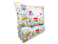 Krepové dětské povlečení 140x200, 70x90cm Městečko