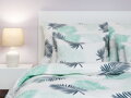 Povlečení bavlna Peříčka mentolová 140x200, 70x90 cm II.jakost
