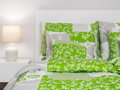 Povlečení bavlna Bluemoon zelený 140x200, 70x90 cm II.jakost