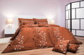 Povlečení krep Mandevila hnědá 140x200, 70x90 cm II.jakost