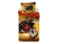 Jerry Fabrics Povlečení fototisk Motorka Red 140x200, 70x90 cm