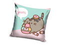 Povlak na polštářek Kočička Pusheen svačinka 40x40 cm
