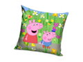 Dětský polštářek  Prasátko Pepina Rozkvetlá zahrada 40x40 cm