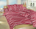 Povlečení bavlna Vlny bílé na vínovém 140x200, 70x90 II.jakost