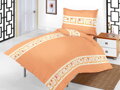 Povlečení bavlna do postýlky Medvědí pohádka oranžová 90x130, 45x60 cm