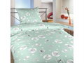 Povlečení bavlna Zvířátka mentolová 140x200, 70x90 cm II.jakost
