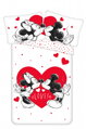 Jerry Fabrics Povlečení Mickey and Minnie Love 05 140x200, 70x90 cm