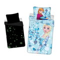Jerry Fabrics Povlečení Frozen Light blue 02 svítící efekt 140x200, 70x90 cm
