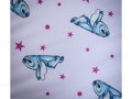 Prostěradlo Lilo and Stitch Pink Stars 90x200x25 cm