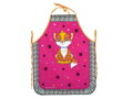 Dětská zástěra Kočička růžová 60x50 cm