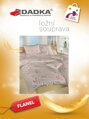 Dadka Povlečení flanel Ibišek opál 140x200, 70x90 cm