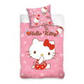 Carbotex Povlečení bavlna do postýlky Hello Kitty Malá Mlsalka 100x135, 40x60 cm