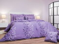 Dadka Povlečení krep Mandevila fialová 220x200, 2x70x90 cm
