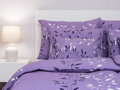 Dadka Povlečení krep Mandevila fialová 220x200, 2x70x90 cm