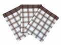 Svitap Utěrka Bambus 50x70 cm Kostka velká hnědá 3 ks