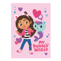 Jerry Fabrics Dětská fleecová deka Gabbys Dollhouse Bubbly World 100x150 cm