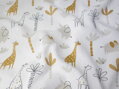 PREM INTERNACIONAL Látková plena 70x70 cm Palma a slon (balení 5 ks)