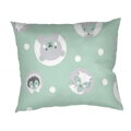 Dadka Povlečení bavlna Zvířátka mentolová 140x200, 70x90 cm