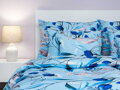 Dadka Povlečení bavlna Milaya modrá 140x200, 70x90 cm