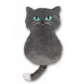 Svitap Polštářek mikrospandex Kočka šedá 50x30 cm