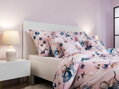 Povlak na polštář bavlna Bloom elegance pudrová
