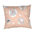 Dadka Povlečení bavlna Zvířátka meruňková 140x200, 70x90 cm