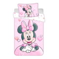 Jerry Fabrics Disney povlečení do postýlky Minnie Powder pink baby 100x135, 40x60 cm