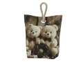 Forbyt Vánoční dveřní zarážka Medvídci CYC31007 22x23 cm