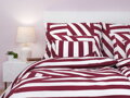 Dadka Povlečení bavlna Zebra bordó 140x200, 70x90 cm
