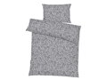 Povlečení krep Sorat tmavě šedý 140x200, 70x90 cm