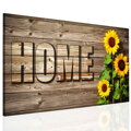 Obraz na stěnu HOME slunečnice