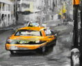 Obraz reprodukce New York žlutý