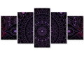 Obraz purple mandala